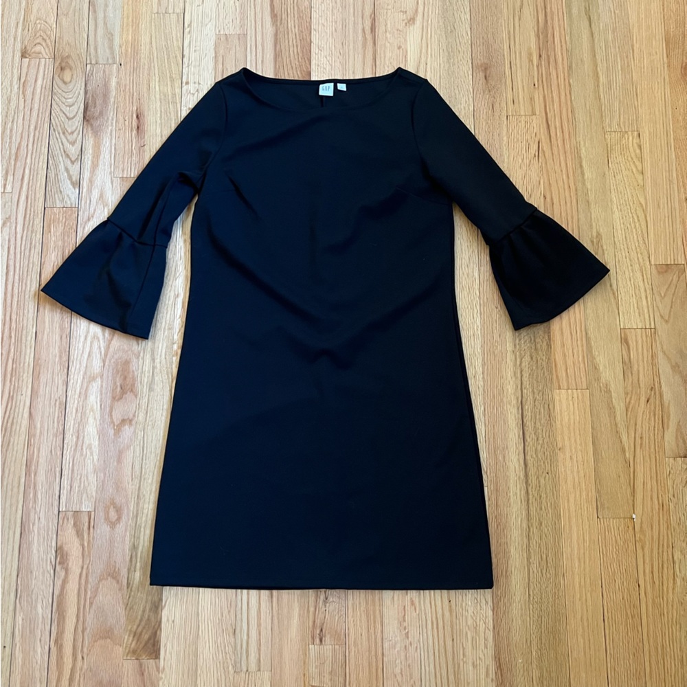 GAP Black Long Sleeve Dress